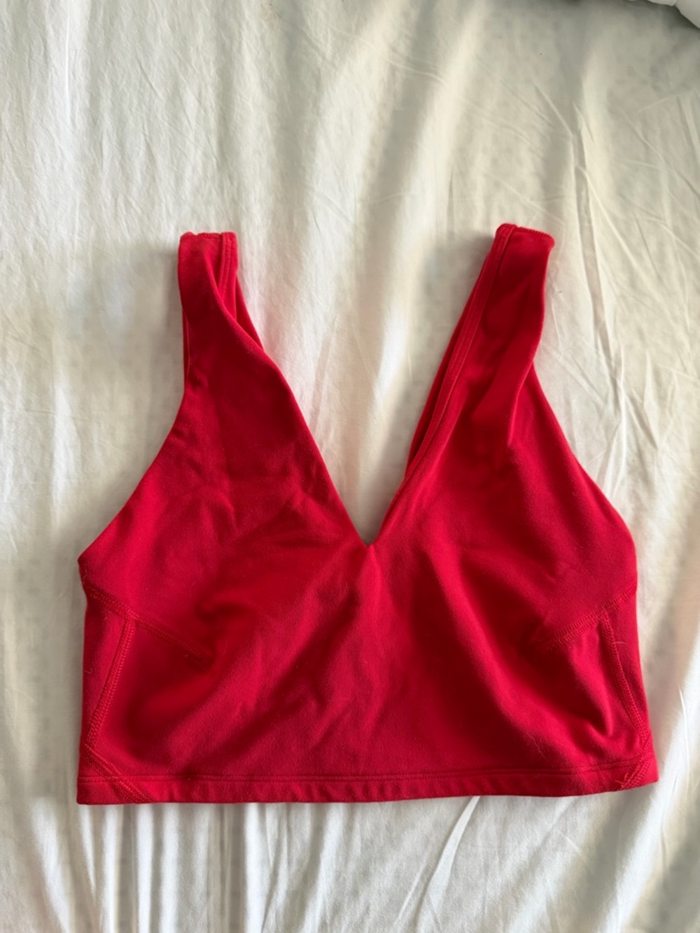 Free People Movement Never Better Sports Bra Red